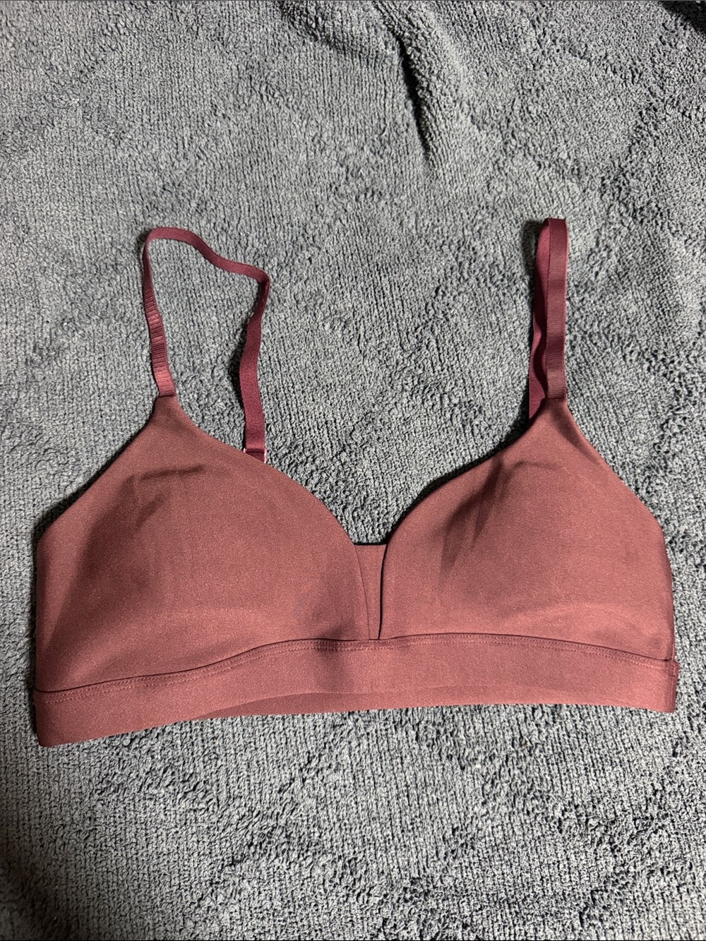 ALO Yoga deep plum Wireless Bralette Small